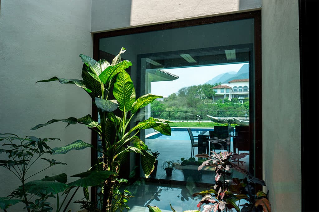 Ventana fija alemana Kömmerling en interior