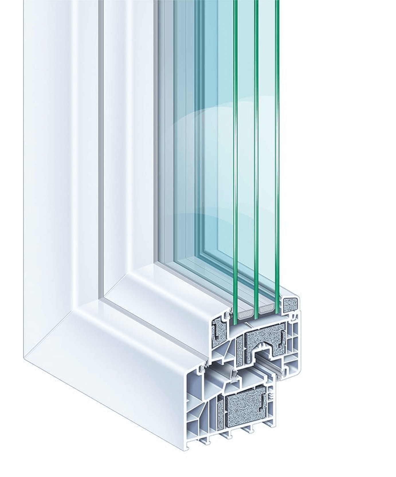Perfiles de PVC Kömmerling