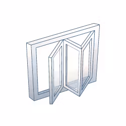 Ventana plegable